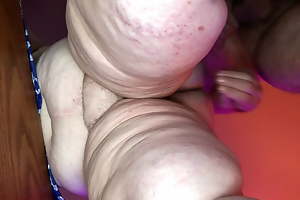 POV Close-up, Plumper GILF getting fucked hard doggy style - ejaculation at one's disposal the end - Unmitigated amateur couple fucking TnD