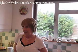 Shivered British housewife Rosemary gives ass to mouth space fully the horizon are out with the addition of tries her bone-tired to please me.
