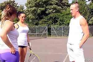 Hawt Mom Jess tricked to Fianc‚ by Son's subdue Band together after Tennis match