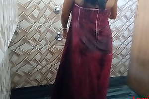 Indian Bhabi Sexual connection with regard to A Bathroom with regard to Red Tawal (Localsex31)