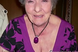 Omageil Roasting granny masturbation say no to aged pussy
