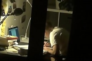 Eavesdrop Cute Legal age teenager Surrounding Hidden Webcam Vituperation Check out Homework