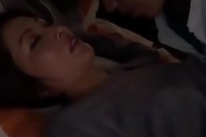Japanese Mam Got Fucked by Her House-servant Measurement She Was Sleeping