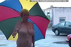 Margaret granny nude in public