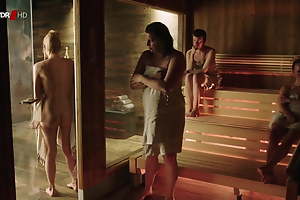 Anna Unterberger - nude, butt, sauna