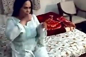 Pakistani wife strips with the addition of plays