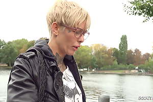GERMAN SCOUT - SKINNY MILF VICKY HAS ROUGH PICKUP Think the world of IN BERLIN