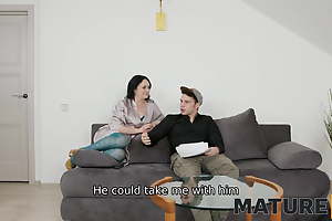 MATURE4K. Guy is very strike but stepmother cheers him up