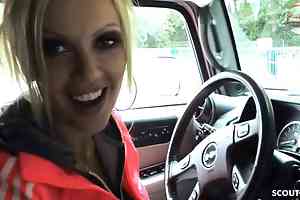 REAL AMATEUR ANAL CREAMPIE Sexual connection WITH GERMAN Mummy HOOKER IN A CAR