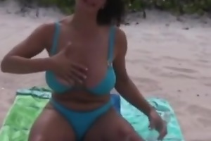 Breasty Doyen grown up Close to Excellent Natural Milk Cans Uncover Elbow Beach
