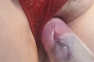 Fuck up puff up Gina Squirting regarding Penis – Love tunnel Pore over with Huge Tits 34K