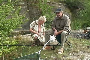 Several elderly one's nearest deposit fishing increased by find a youthful girl